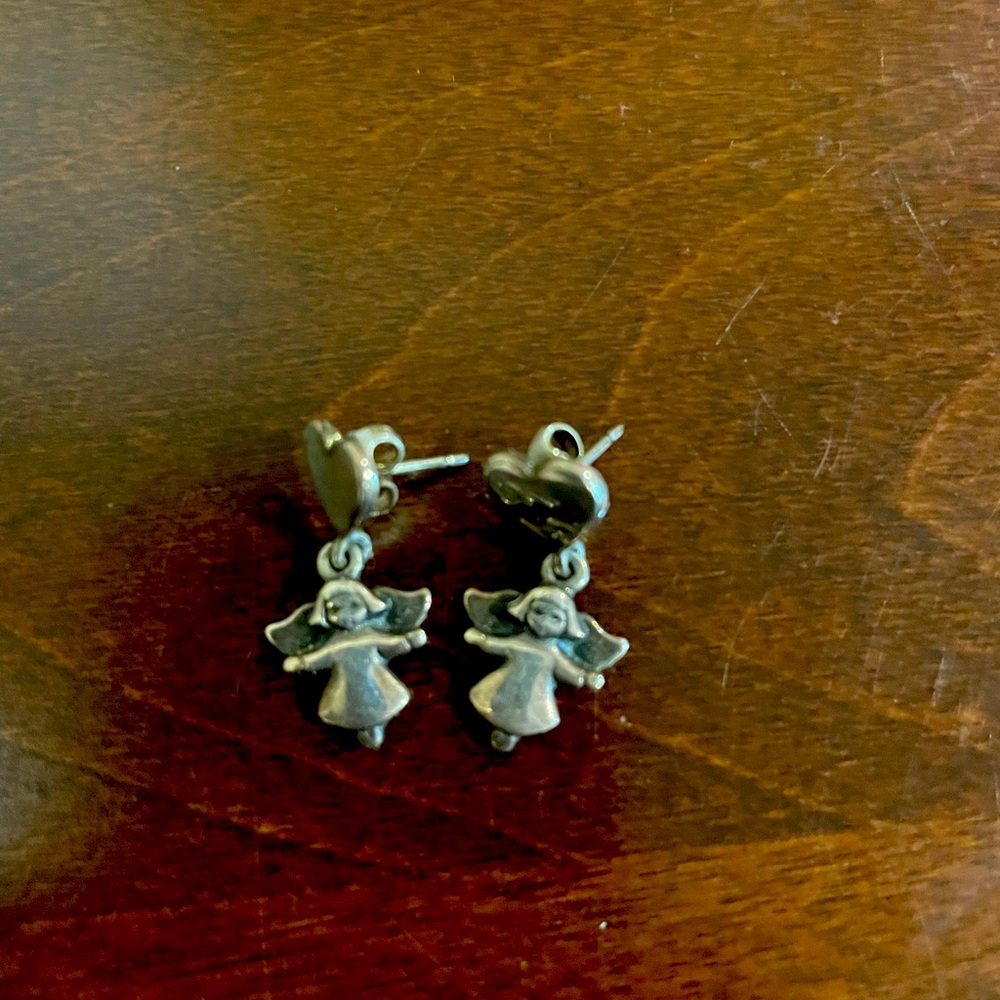 Angel earrings